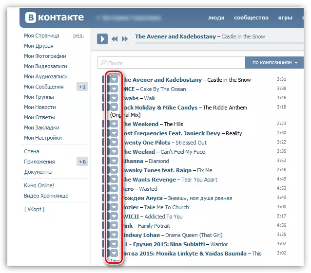 Plugins do Firefox para baixar música vkontakte