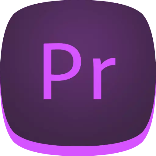 Adobe Premier Pro бағдарламасы логотипі