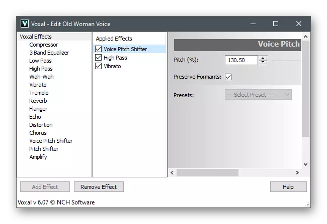 Voxal Voice Changer မှတစ်ဆင့်အသံပြောင်းလဲမှုအတွက် settings ကို settings