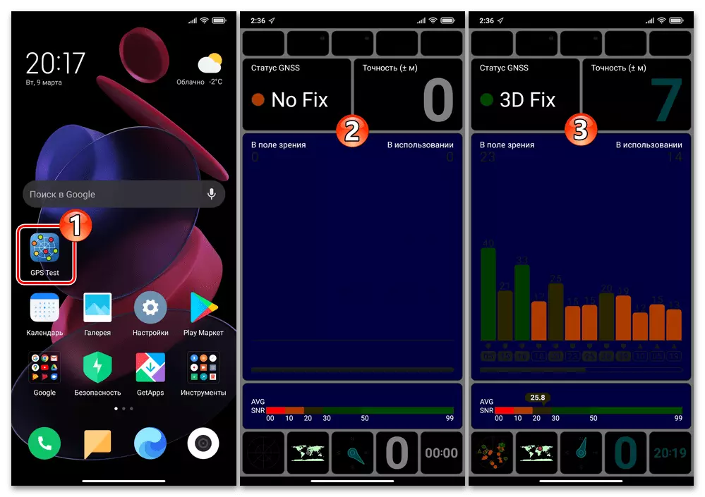Modul GPS GPS Xiaomi MIUI ing smartphone kalebu ing setelan OS lan fungsi