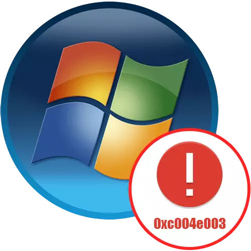Aktyvinimo klaida 0xC004E003 Windows 7
