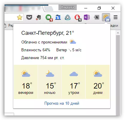 Yandex Bar til Google Chrome