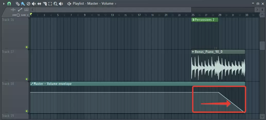FL Studio的体积自动化（衰减效果）
