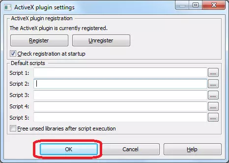 Plugin Breiseán ActiveX i gclár Notepad ++