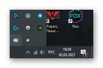 Zobrazení nedostatku ikony po dokončení nesouladu v počítači
