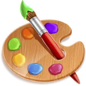 Икона за програма за рисуване на изкуства
