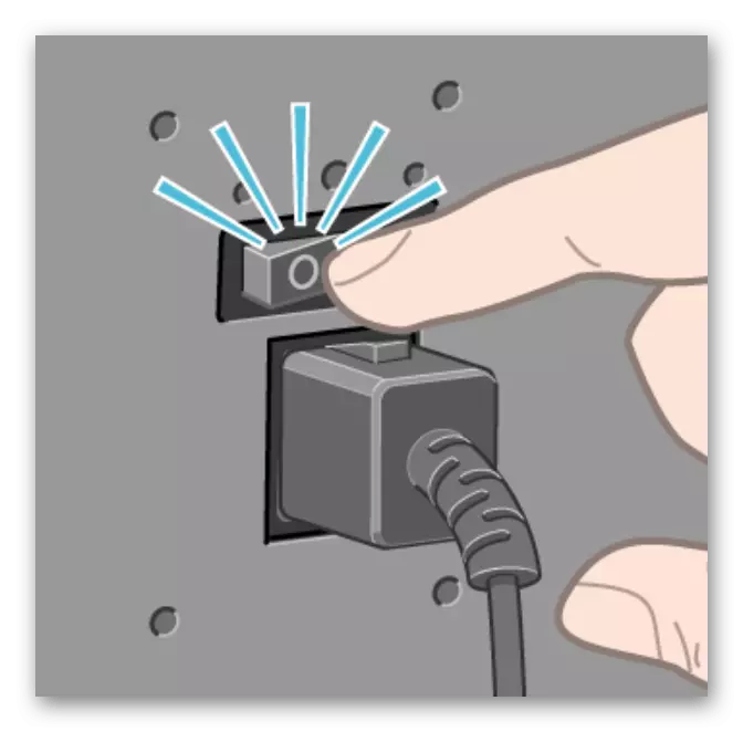 Använd strömbrytaren på strömförsörjningen för att starta om skrivare från bror