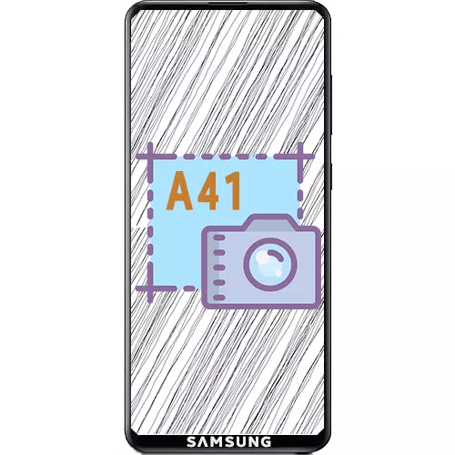 Sut i wneud screenshot ar Samsung A41