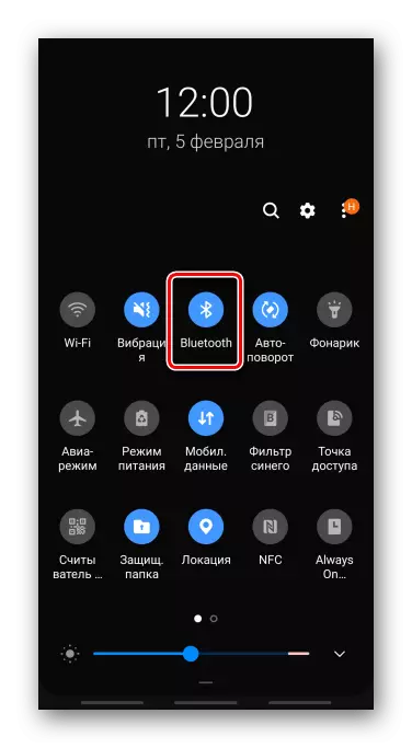 Sambungan Bluetooth pada Samsung Peranti