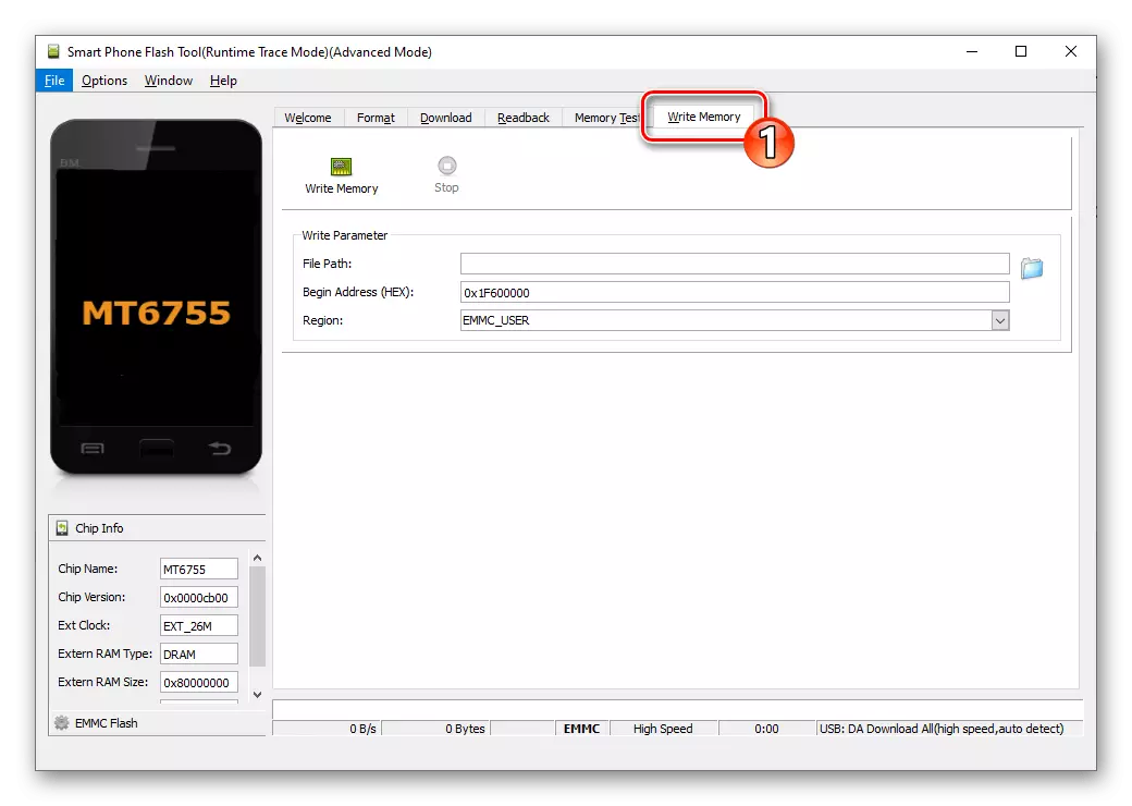 MEIZU M5 Opomba SP Flash Tool Napišite kartico Memory v programu
