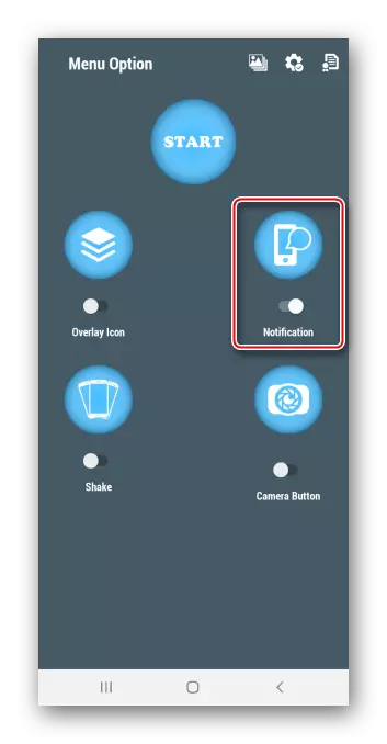 Oprettelse af et screenshot fra meddelelsesområdet i SE på Samsung A21S
