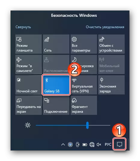 Galluogi Bluetooth ar Windows 10