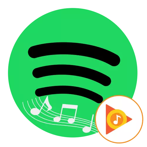 การถ่ายโอนเพลงจาก Google Play Music ใน Spotify