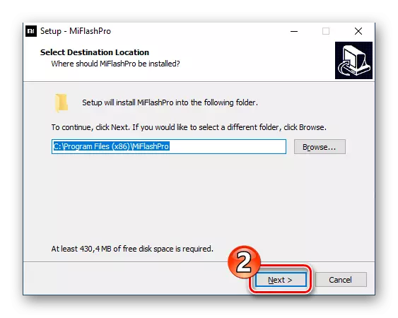 Redmi 6A Miflash Pro Assistent Installationsprogramm auf dem PC