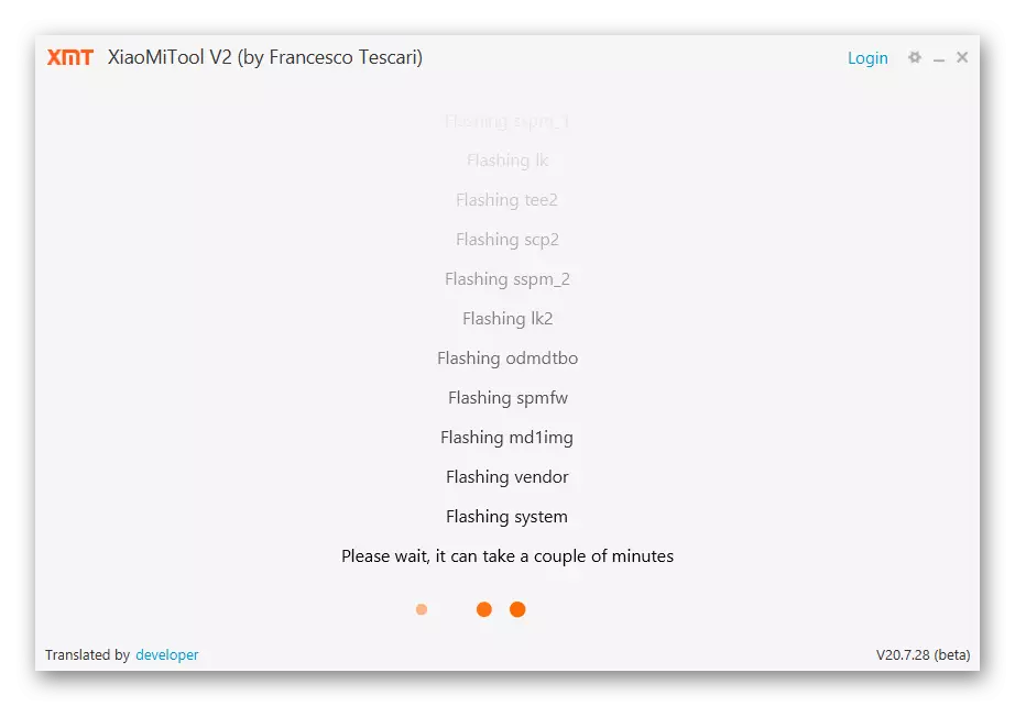 Redmi 6a Xiaomitool V2 Fastboot موڈ میں آپ کے اسمارٹ فون پر Firmware کی طرف سے Francesco Tescari تنصیب (وصولی) فرم ویئر