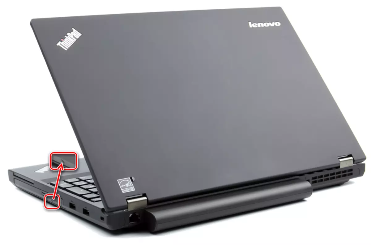 In-hloubkové nouzové extrakce Tlačítko Drive Tray v Lenovo Laptop