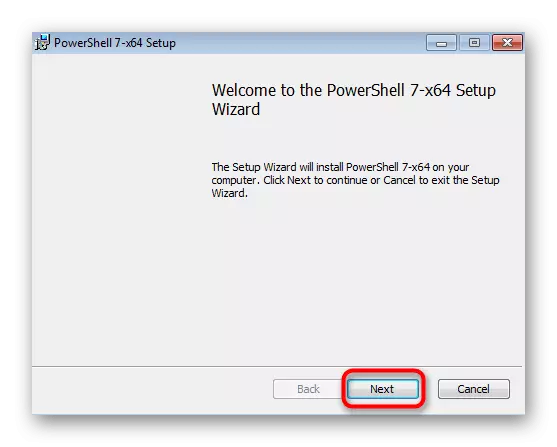 Gå till att installera en separat tillämpning av den senaste versionen av PowerShell i Windows 7