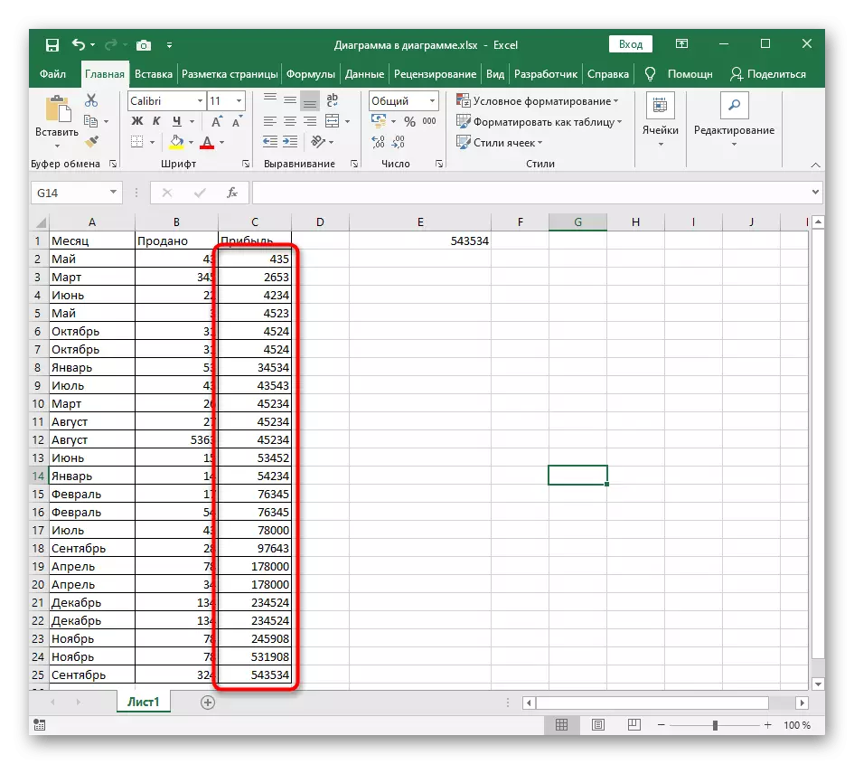 Successful sorting ascending in Excel through the setup menu