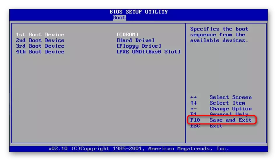 Ruajtja e cilësimeve pas instalimit të pajisjes së hard disk ose ssd boot në bios