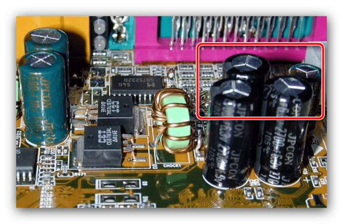 Vaihda höyryt kondensaattorit ongelman ratkaisemiseksi, kun tietokone ei käynnisty virtapainikkeella