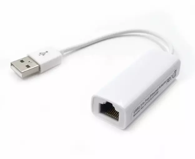 Адаптар USB LAN для ліквідацыі памылкі 629 пры злучэнні з сеткай у Windows 10