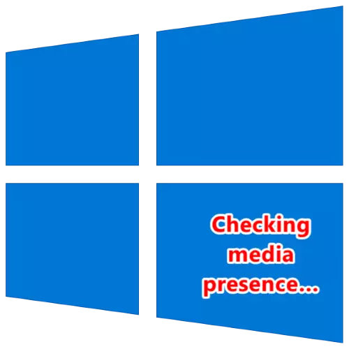 "Media-aanwezigheid controleren bij het laden van" Windows 10