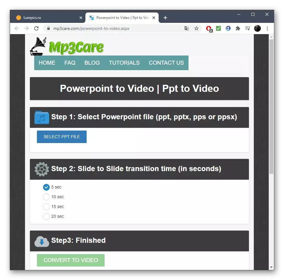 Utilizzo dei servizi online per convertire una presentazione in video