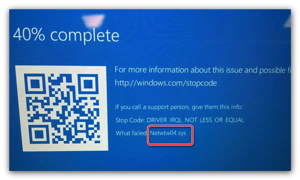 Windows 10'da "driver_irql_not_less_orum_or_equal" hatasını ortadan kaldırmak için mavi ekranda fablet modülünü bulun.