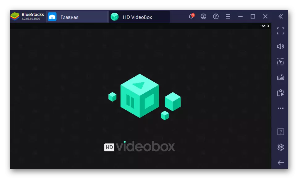 ຂະບວນການຂອງການໃຊ້ໂປແກຼມ Videobox HD ໂດຍຜ່ານ emulator ໃນຄອມພີວເຕີ້