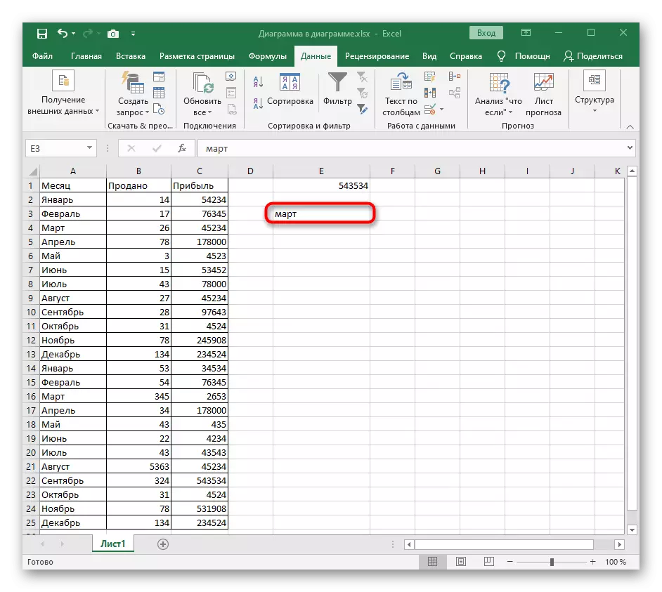 Heqja e listës së drop-down në Excel pas ndryshimit të formatit të qelizës