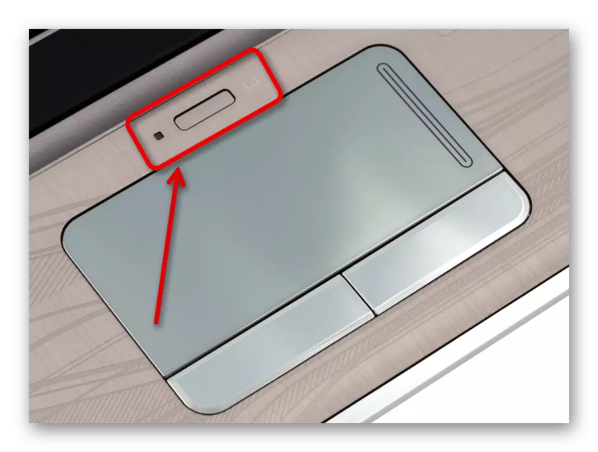 Stlačte dotykový panel na notebooku HP pomocou samostatného tlačidla