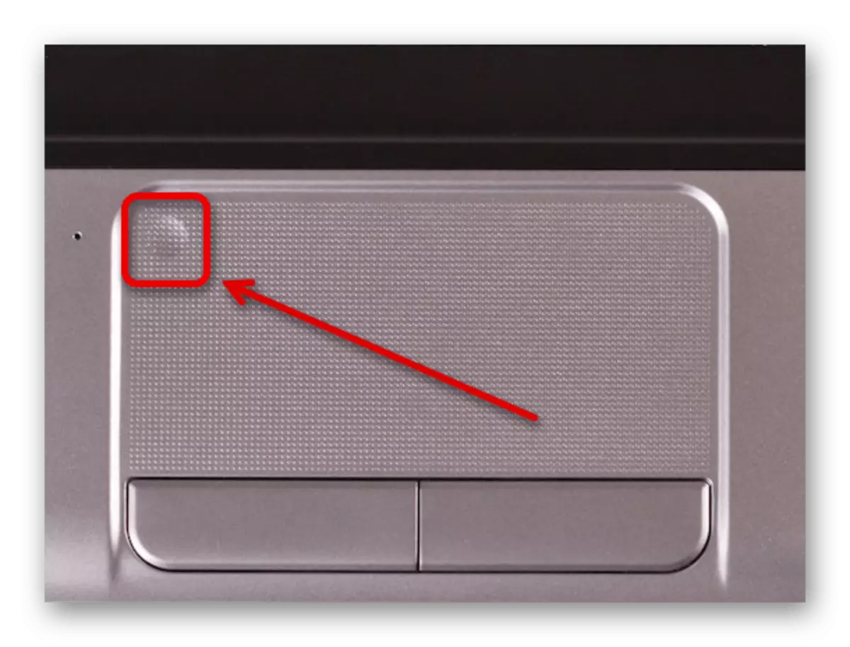 Toque el panel táctil en la computadora portátil HP usando el área de TouchPad