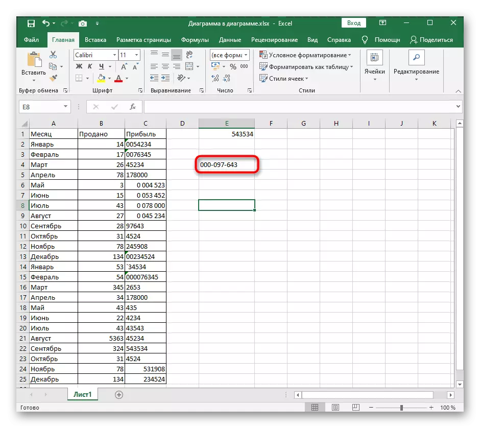 pormat sukses jumlah kana téks pikeun nambahkeun nol keur Excel