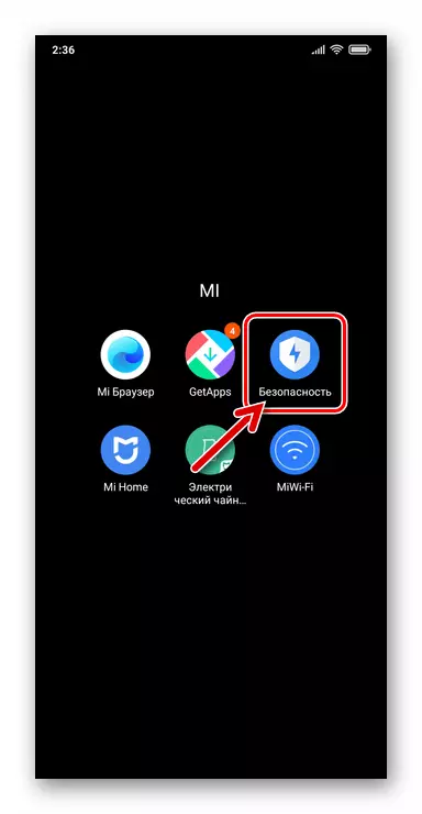 Xiaomi Miui 12 Instrumente de pornire Siguranța de pe desktop OS