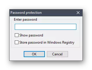 Zadejte heslo pro přístup k hře při ochraně programu PEROCK v systému Windows 10