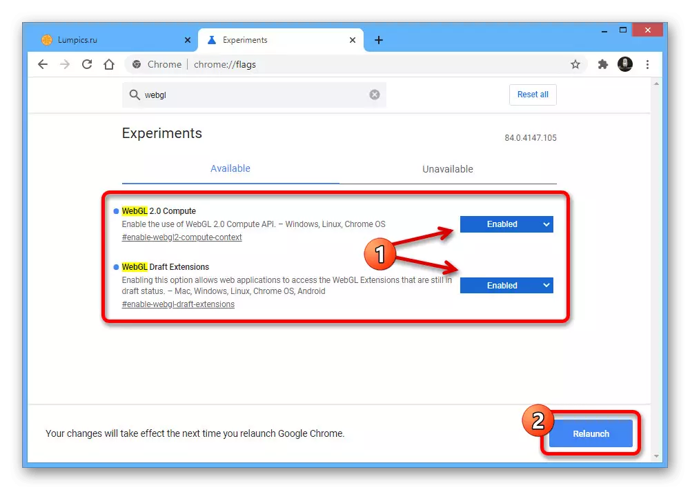 Sikeres A WebGl engedélyezése a Google Chrome böngésző rejtett beállításaiban