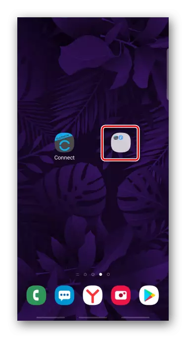 Cartella con icone sul dispositivo desktop con Android