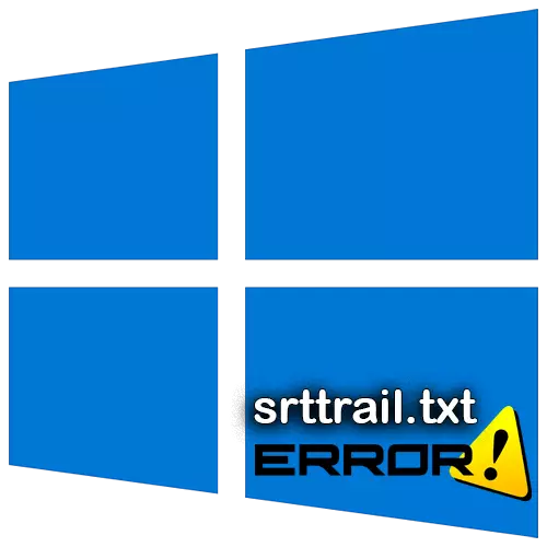 Srttrail.txt sakudzaza mu Windows 10