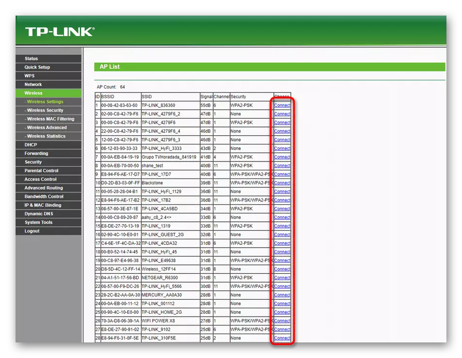 Σύνδεση σε διαθέσιμα δίκτυα μέσω τεχνολογίας WDS σε δρομολογητές TP-LINK