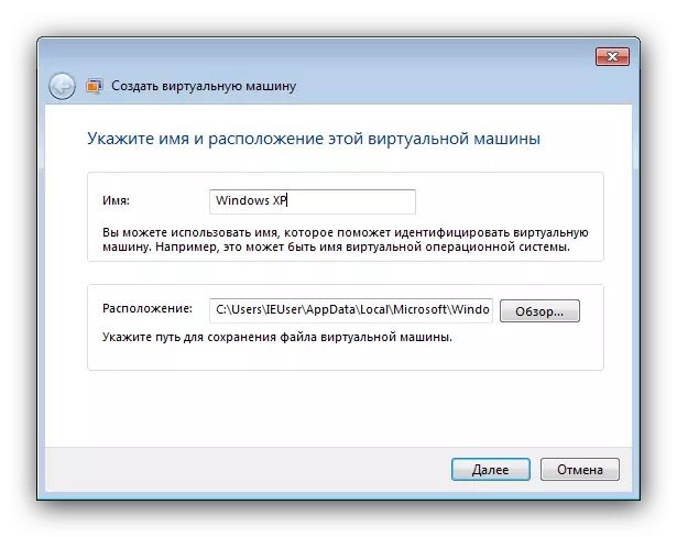 Opprette virtuelle maskiner i XP Emulator for Windows 7 Windows Virtual PC