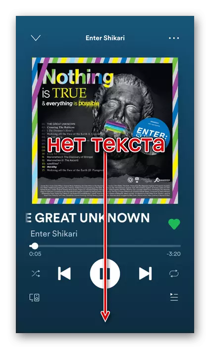 Lack of lyrics in Mobile Application Spotify for iPhone