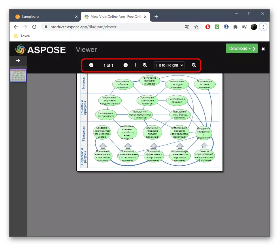 Допълнителни инструменти за управление на VSD файл чрез онлайн услуга ASPOSE