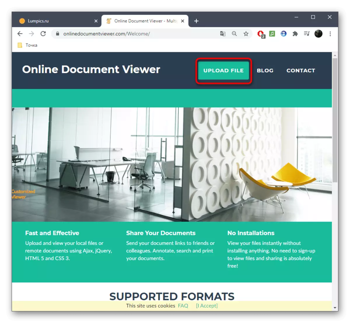 Go to viewing RTF Document via Online Service Online Document Viewer