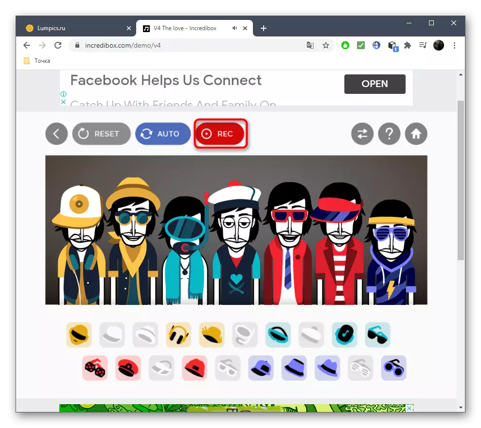 Simulan ang Pagre-record upang Lumikha ng Bitbox Music sa pamamagitan ng Mga Online na Tools Incredibox