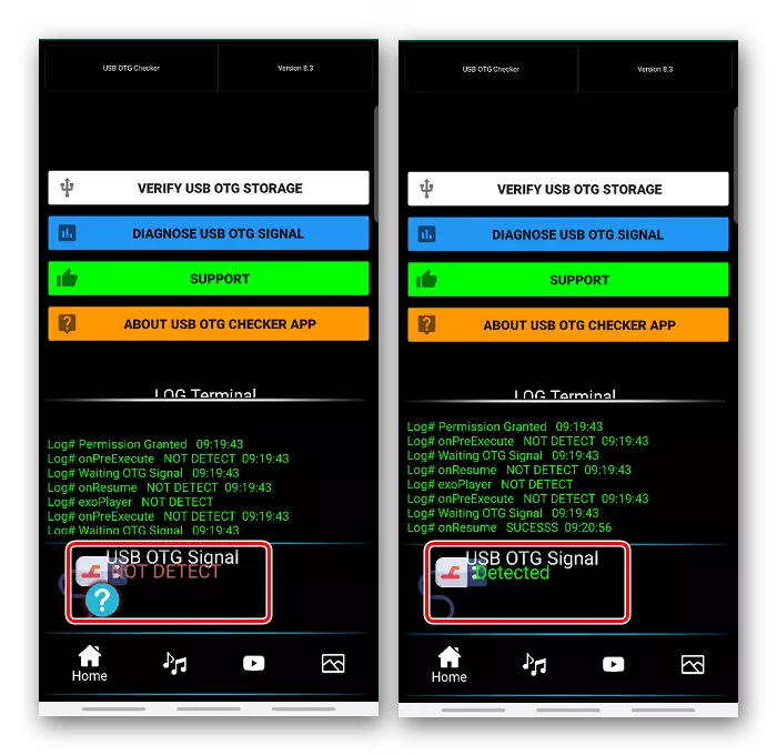 Dispositiu de suport de suport amb Android Tecnologia OTG