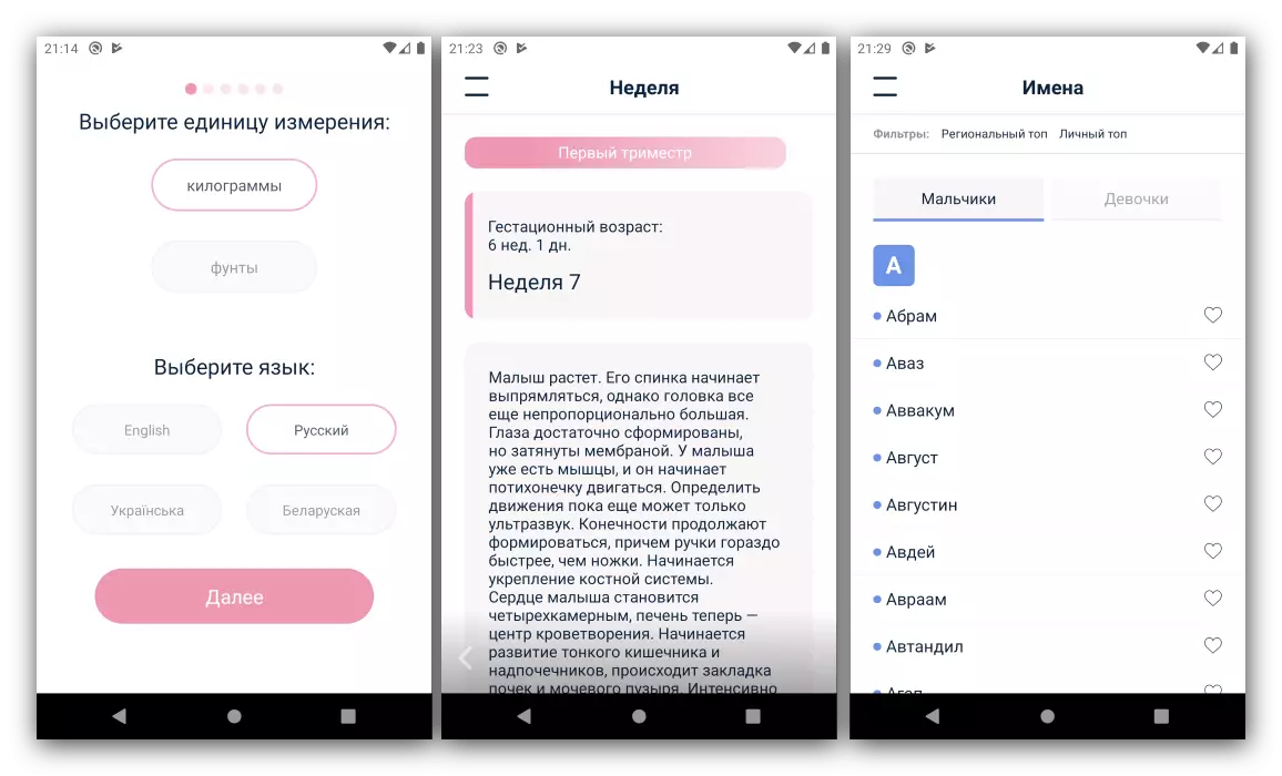 Ciri-ciri Tambahan dalam App untuk Wanita Hamil Stork