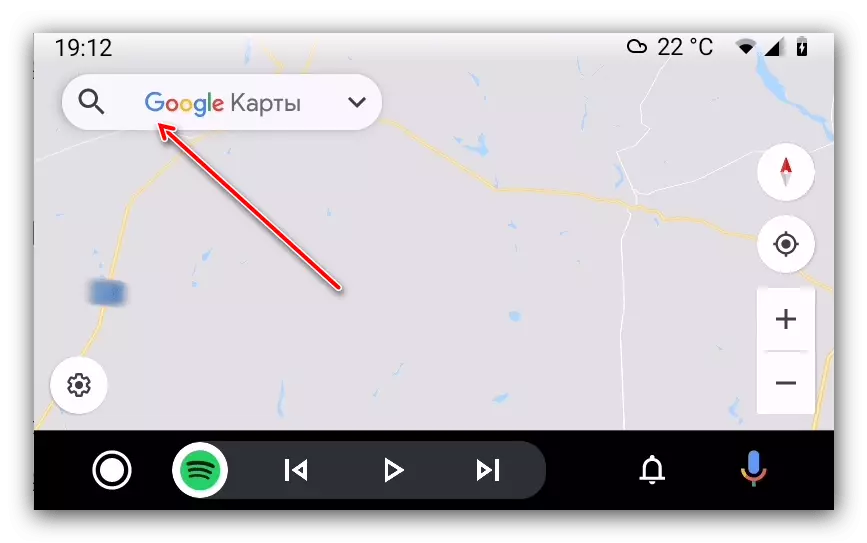 Traži karte na glavi uređaja za postavljanje rute putem Android Auto