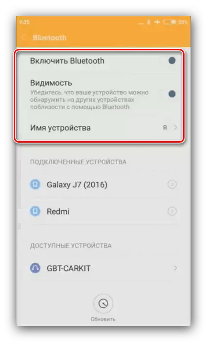 Povolit režim Bluetooth a rozpoznávání na zařízení pro použití Elm327 na Android