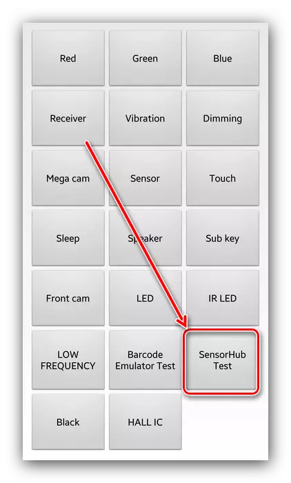 Агульны сэнсарны блок для каліброўкі компаса на Android праз інжынернае меню