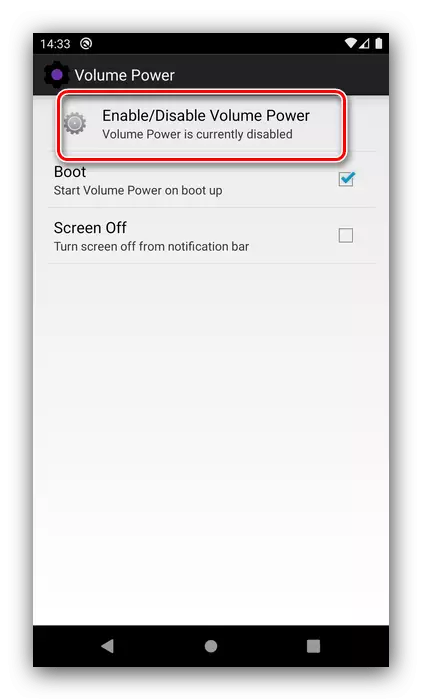 Activa a función para reiniciar Android sen un botón coa reasignación do botón de alimentación